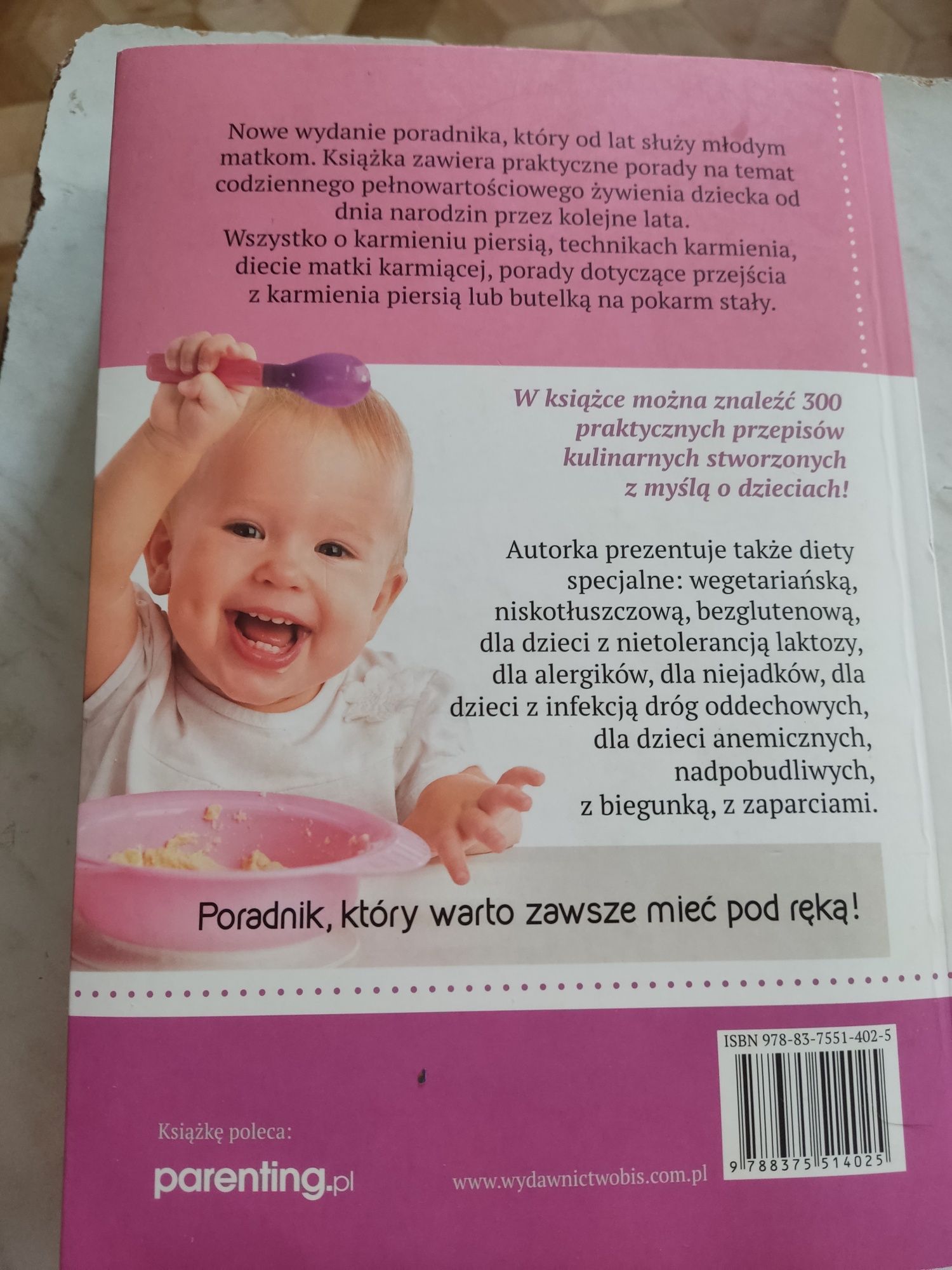 Książka karmimy małe dziecko Jolanta Zdzienicka