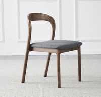 Krzesło drewniane dębowe, jesionowe, tapocerowane, nowoczesne