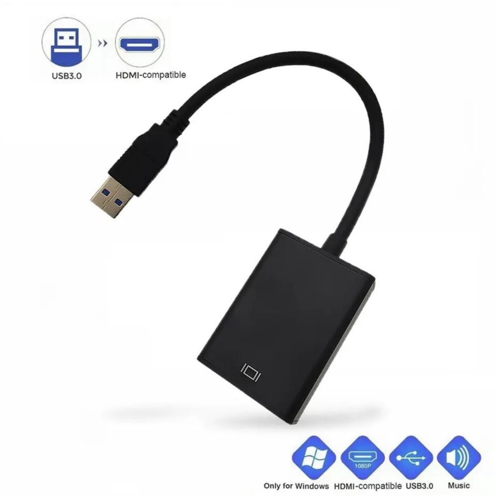 Переходник для Компьютера USB на HDMI