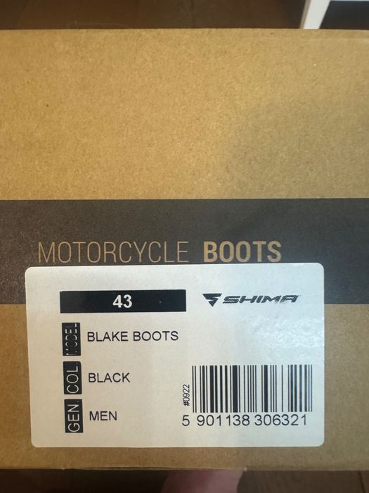 Buty motocyklowe SHIMA Blake rozmiar 43
