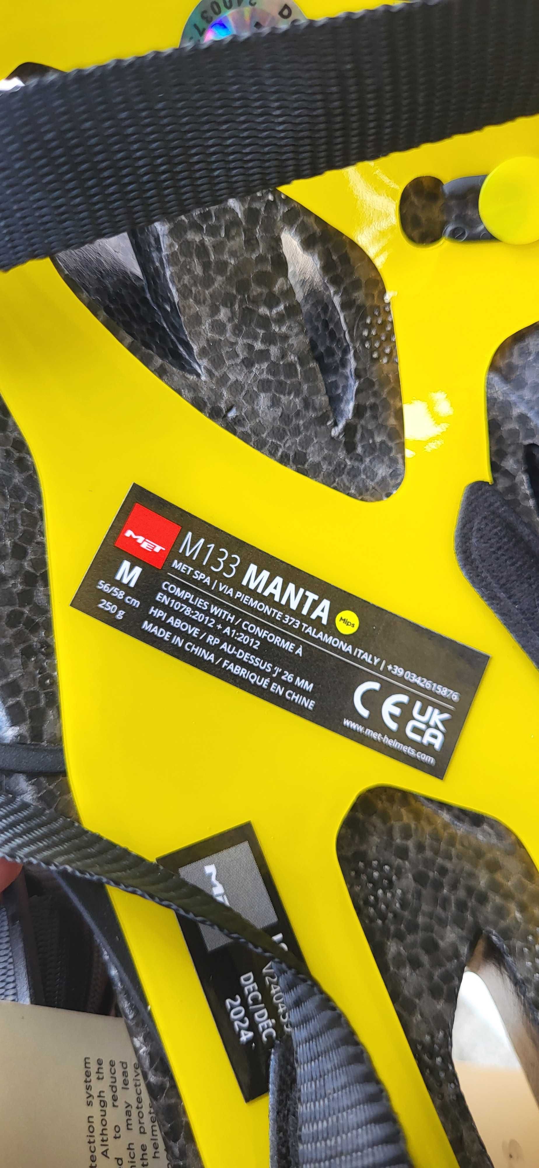 Met Manta MIPS Kask rowerowy M 56-58cm