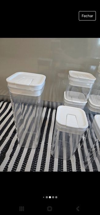 Caixas armazenamento Tescoma Airstop