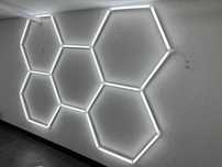 Lampa LED Hexagon do garażu