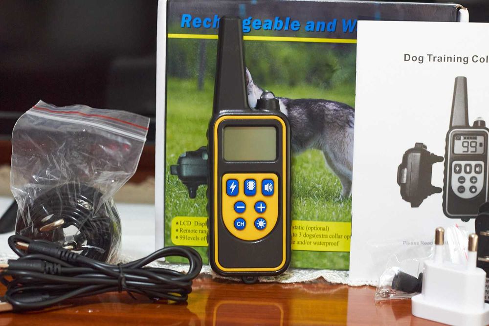 Coleira de adestramento com controlo — até 800m e à prova d'água