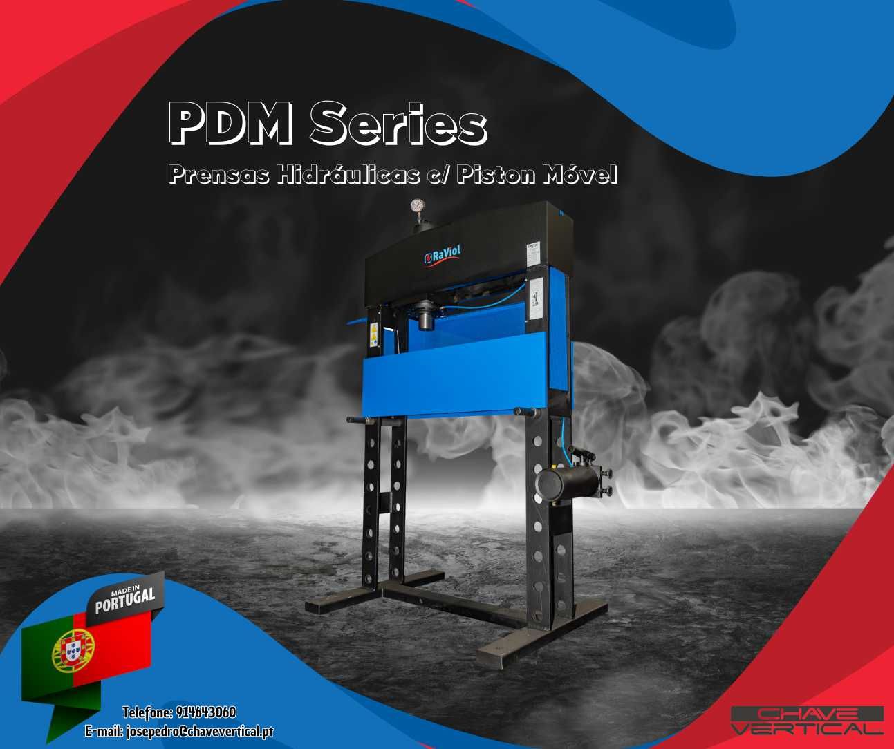 Prensas Bomba Manual de Hidráulico Móvel PDM Series RAVIOL  JR19