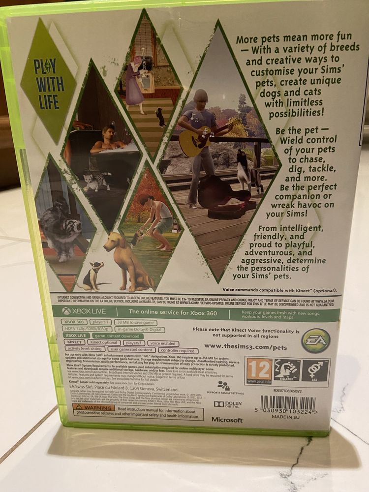 Sims 3 Pets xbox 360