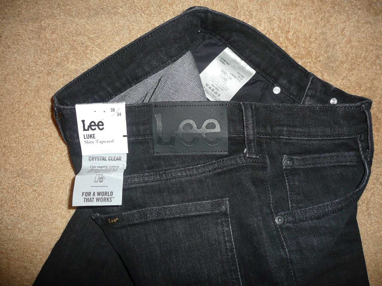 NOWE spodnie dżinsy LEE W30/L34=40/110cm jeansy LUKE