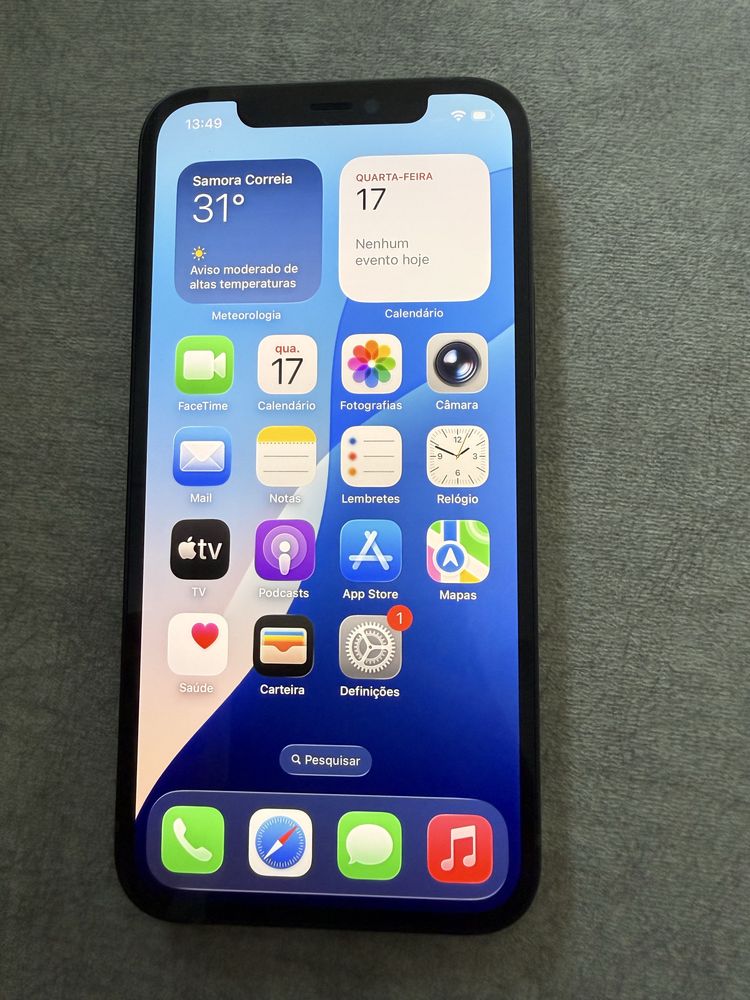 iPhone 12 128GB Como Novo Com Bateria a 100%