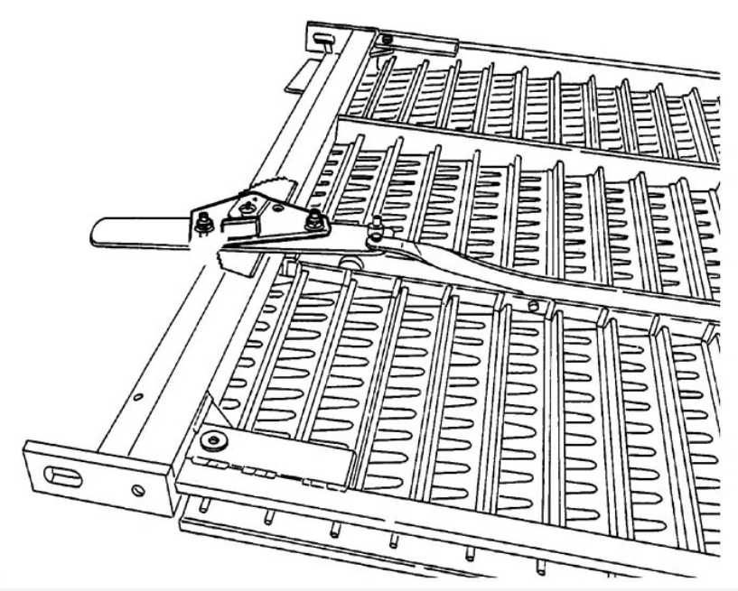 Zestaw sita górnego NEW HOLLAND CS6080,CS6070,CX 8408.5596