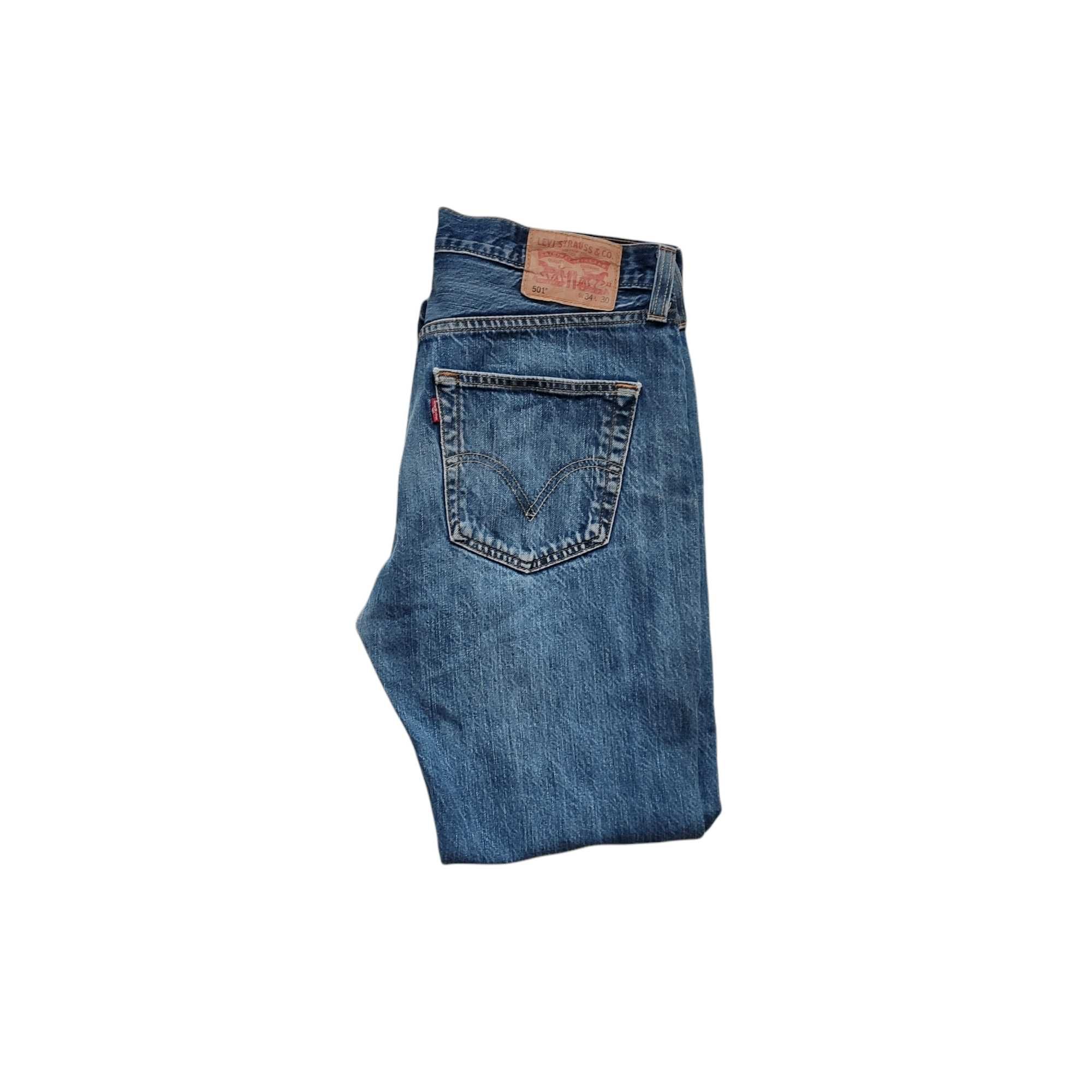Levi's 501 W34/L30, spodnie jeansowe, stan bardzo dobry