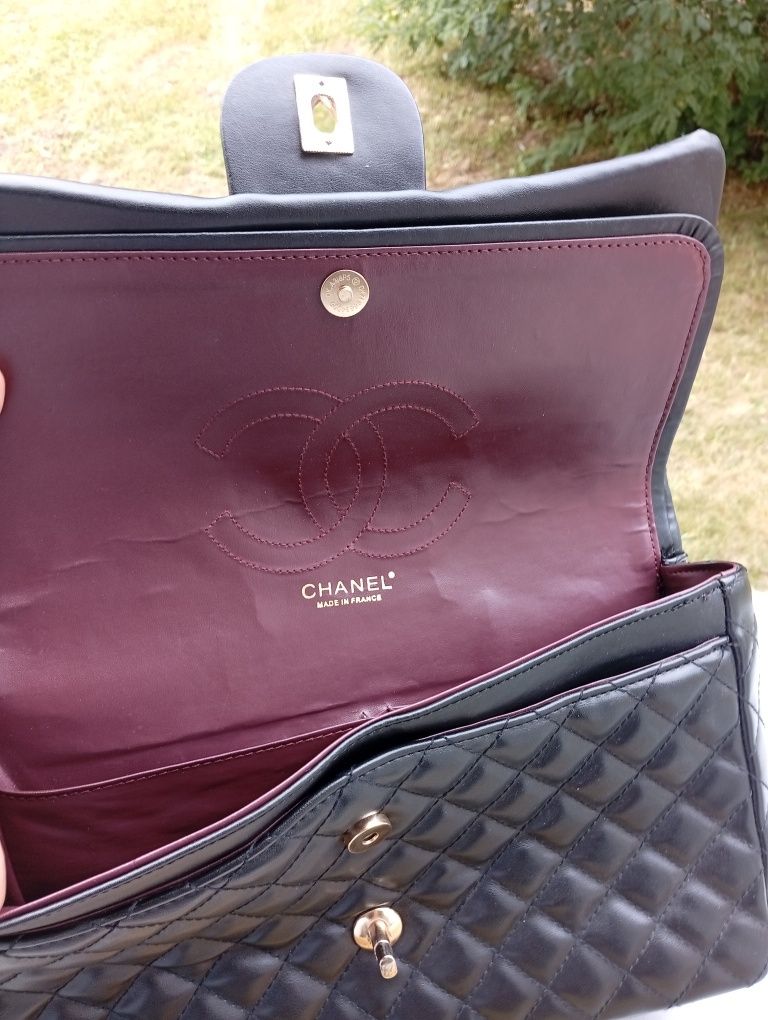 Chanel duża torebka jak nowe top jakość materiałów