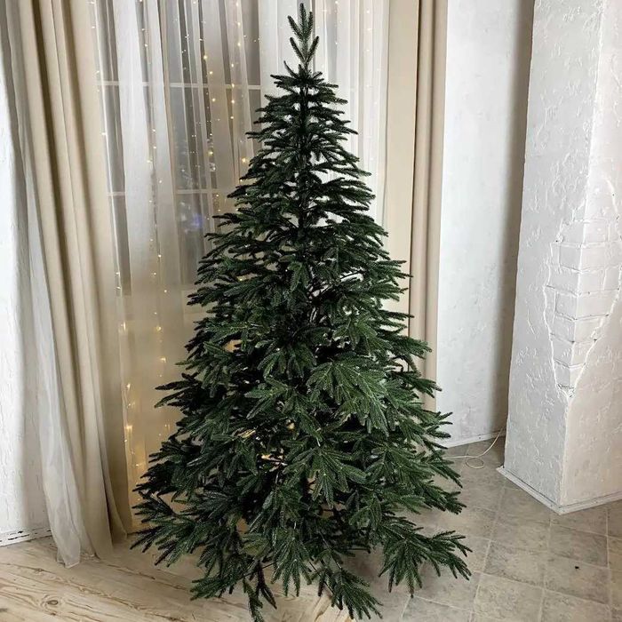 Штучна ялинка «Альпійська» 1.8м Ялинка ПВХ, Новорічна ялинка, Різдвяна