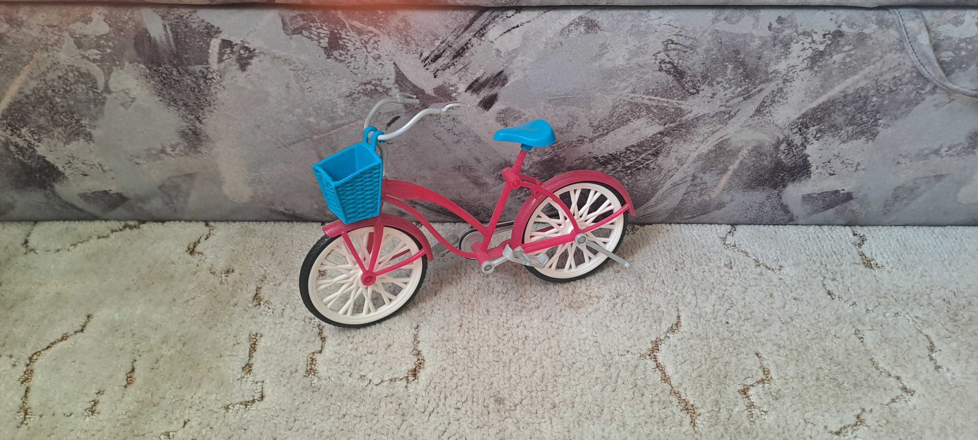 Rower dla Barbie z koszykiem
