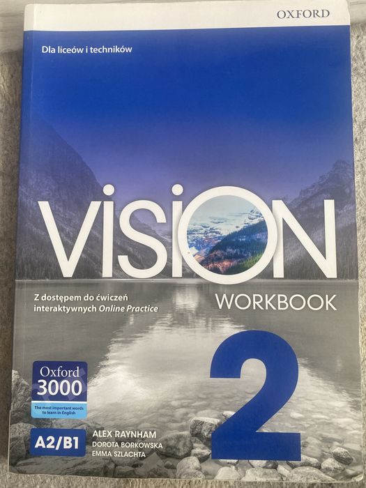 Vision 2 A2/B1 podręcznik i zeszyt ćwiczeń dla liceów i techników.