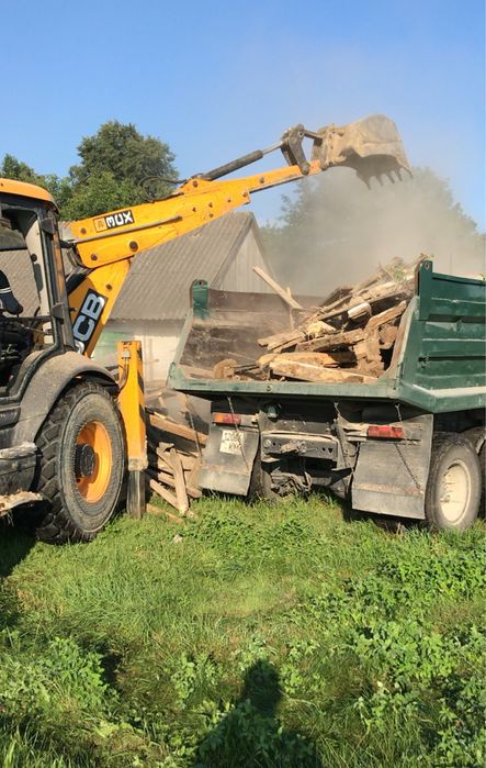 Вивіз будівельного сміття з ПДВ, Демонтаж, вывоз  мусора Снос зданий