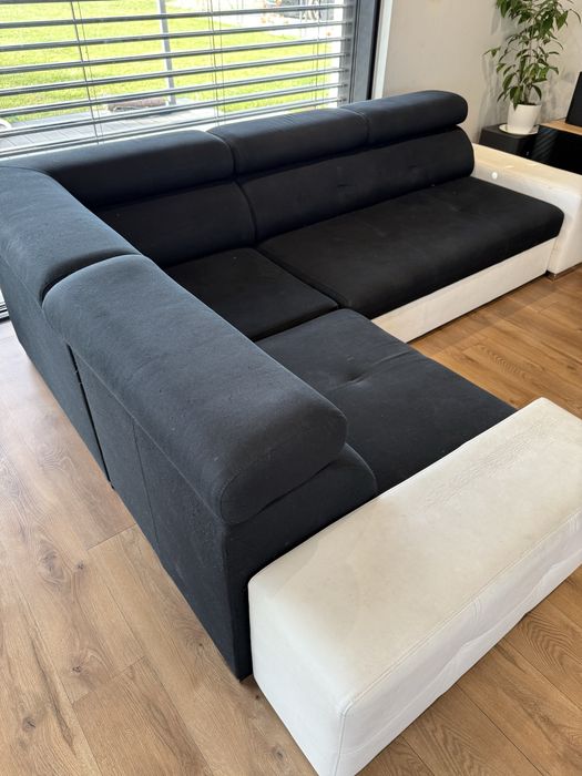 Kanapa narożna z funkcją spania