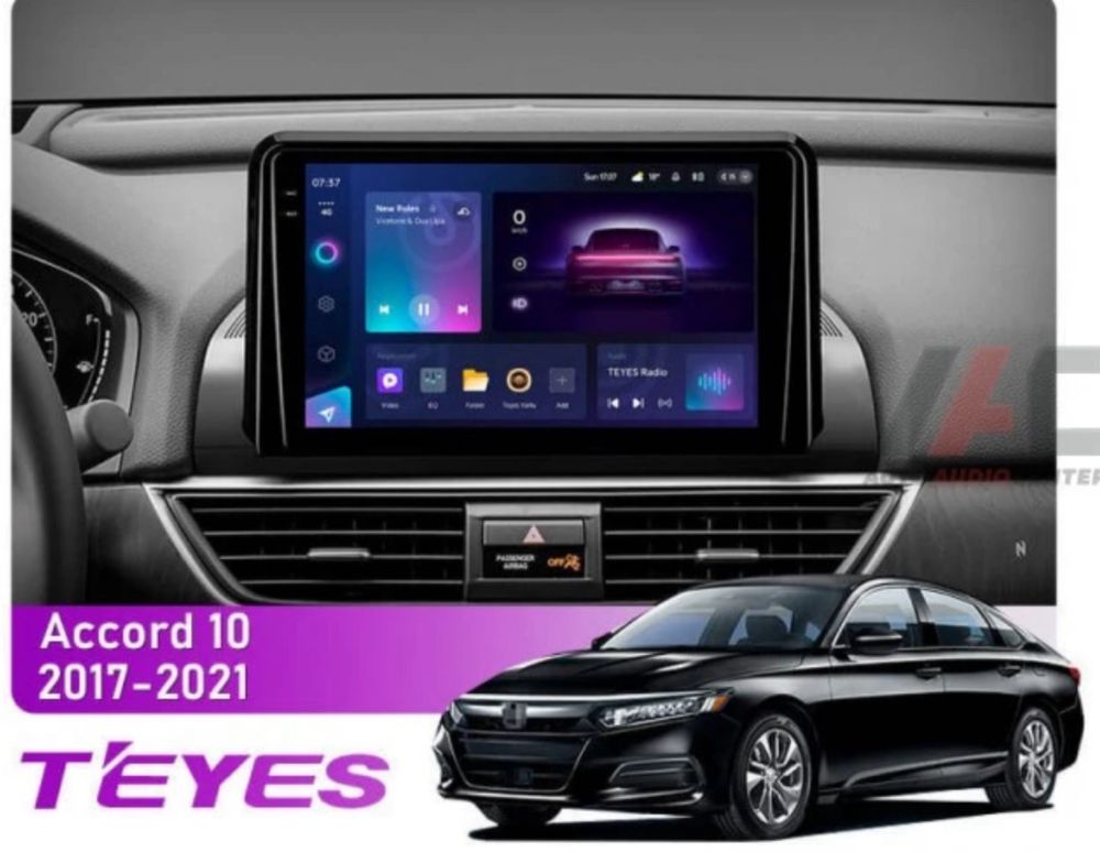 Штатна магнітола Teyes CC3 2k 3+32 Gb Honda Accord 10