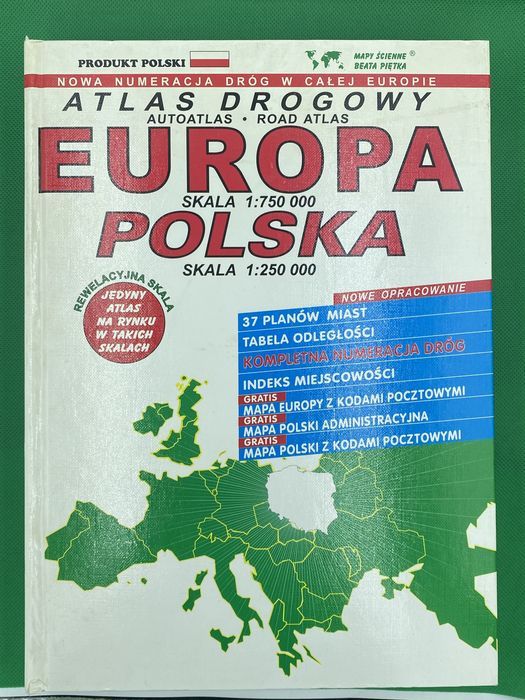 Atlas drogowy europa polska beata piętka produkt polski