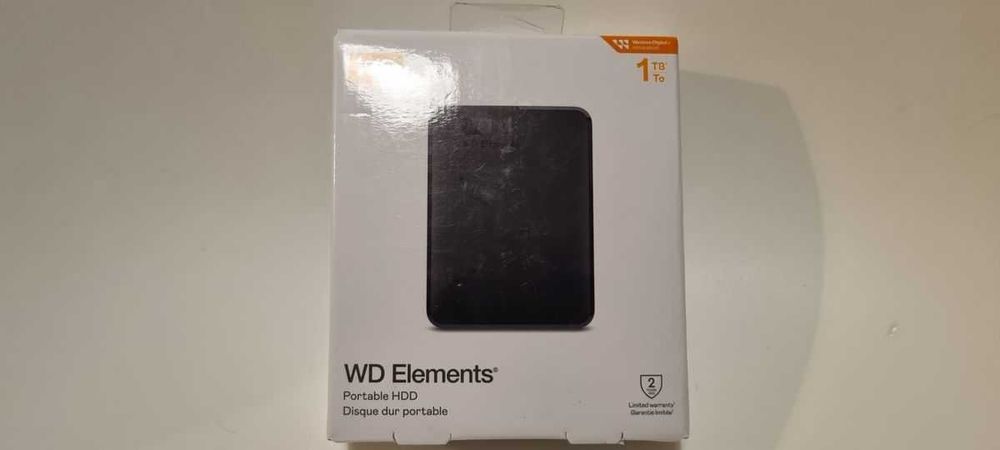 WD Western Digital Elements 1TB nowy dysk zewnętrzny WDBUZG0010BBK