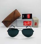 Солнцезащитные очки Ray Ban Aviator Large Metal 3026 Black 62мм стекло
