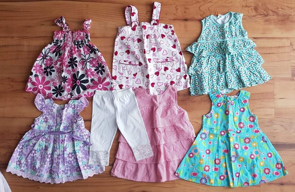 Zestaw, Sukienka, dres adidas dla dziewczynki rozmiar 74 , 68