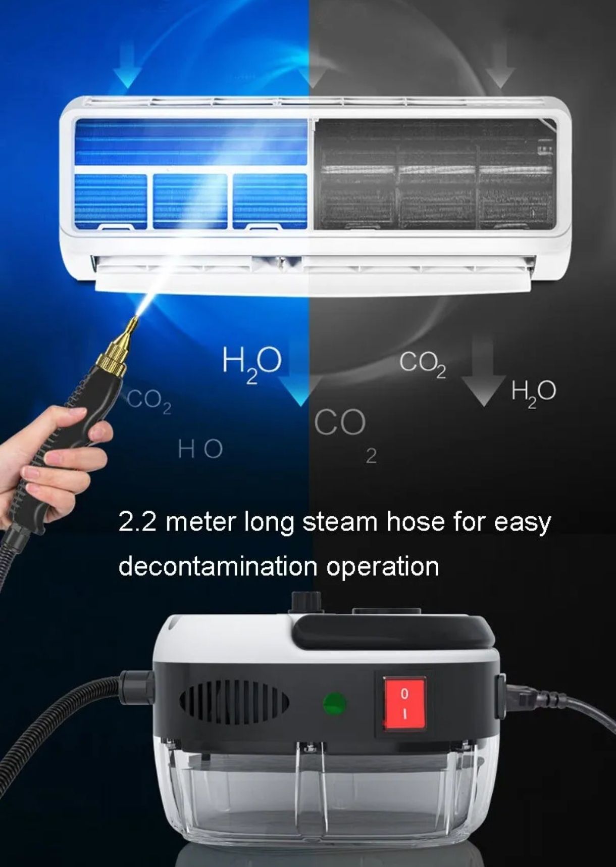 Máquina Limpeza Vapor ->NOVA