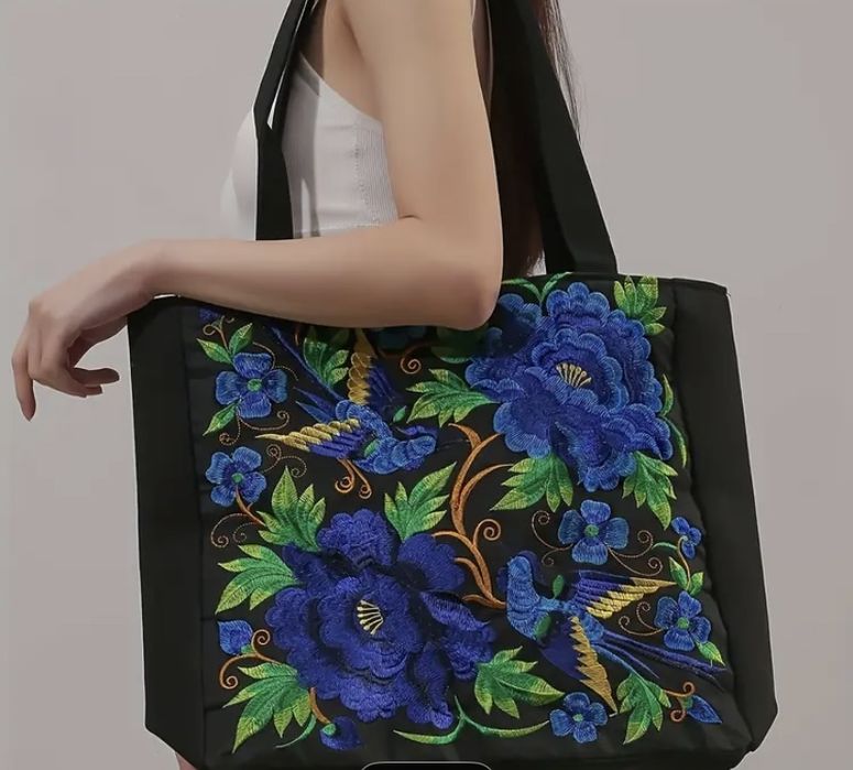 Сумка-шопер з вишиванкою