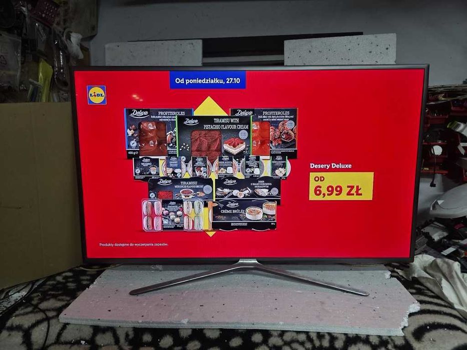 TV LED SAMSUNG 49 cali , Smart , wi-fi - dvbt2 hevc