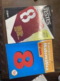 Livros de exercícios de matemática 8°ano