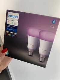 Żarówka LED Philips Hue kolorowa i biała B22 2 szt.