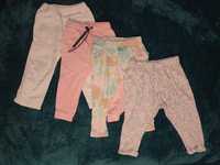 Spodnie dla dziewczynki (4 pary)