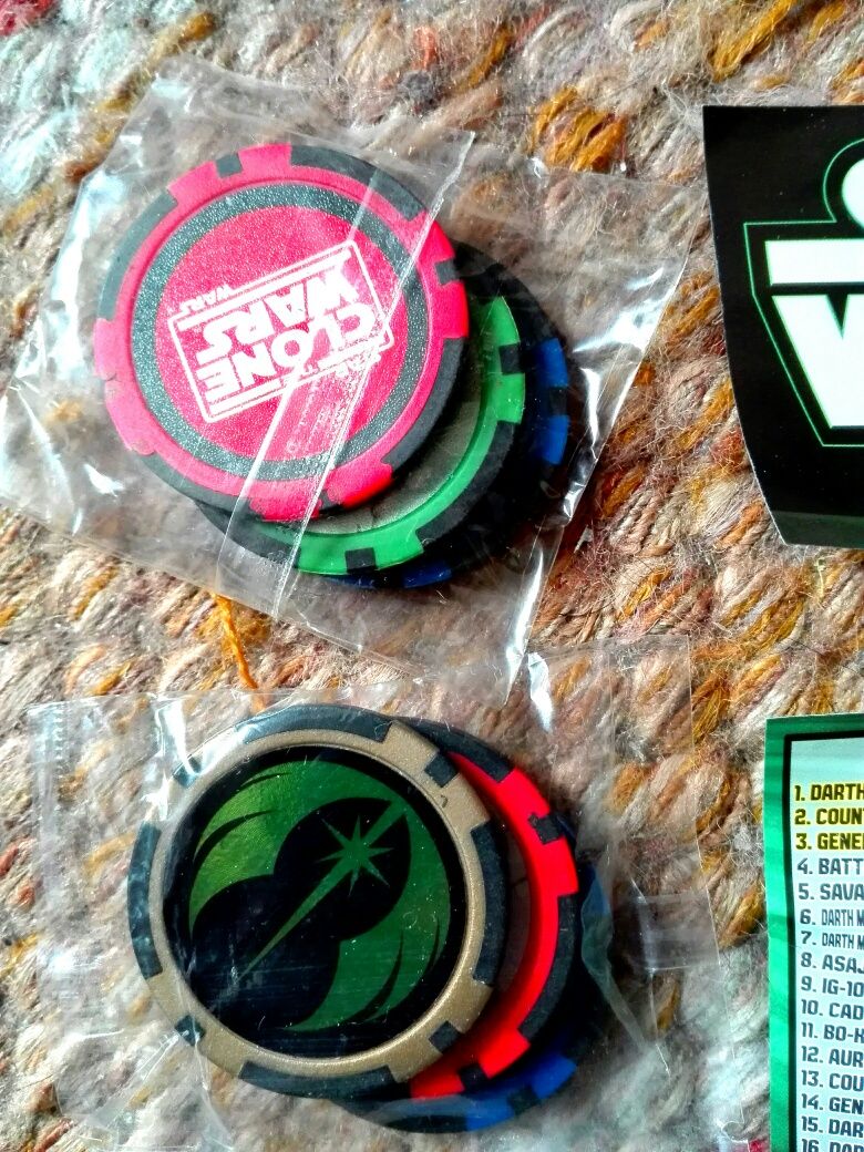 Star Wars 48 chips to collect NOVO