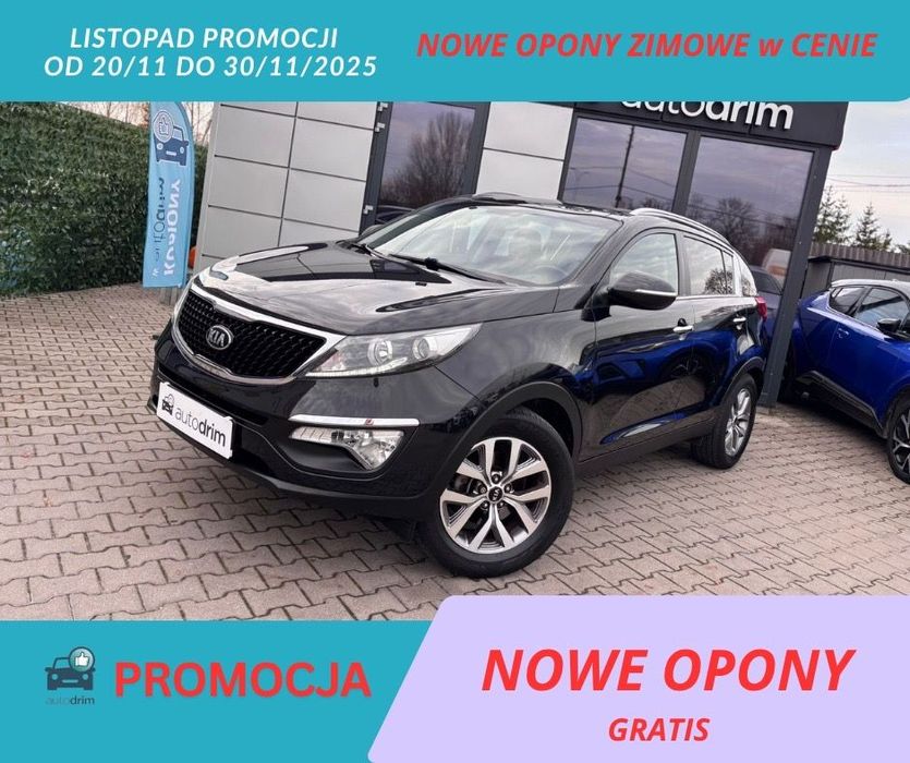 Kia Sportage ⟁ZWERYFIKOWANY⟁ 1.6 135KM Full Skóra LED Grzane Fotele Bezwypadkowy!