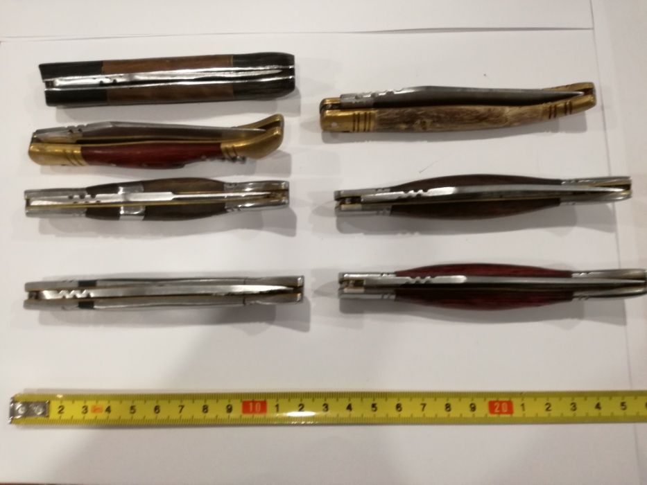 Canivetes Coleção Marca "Laguiole" Lote de 7 - Preço Unitário