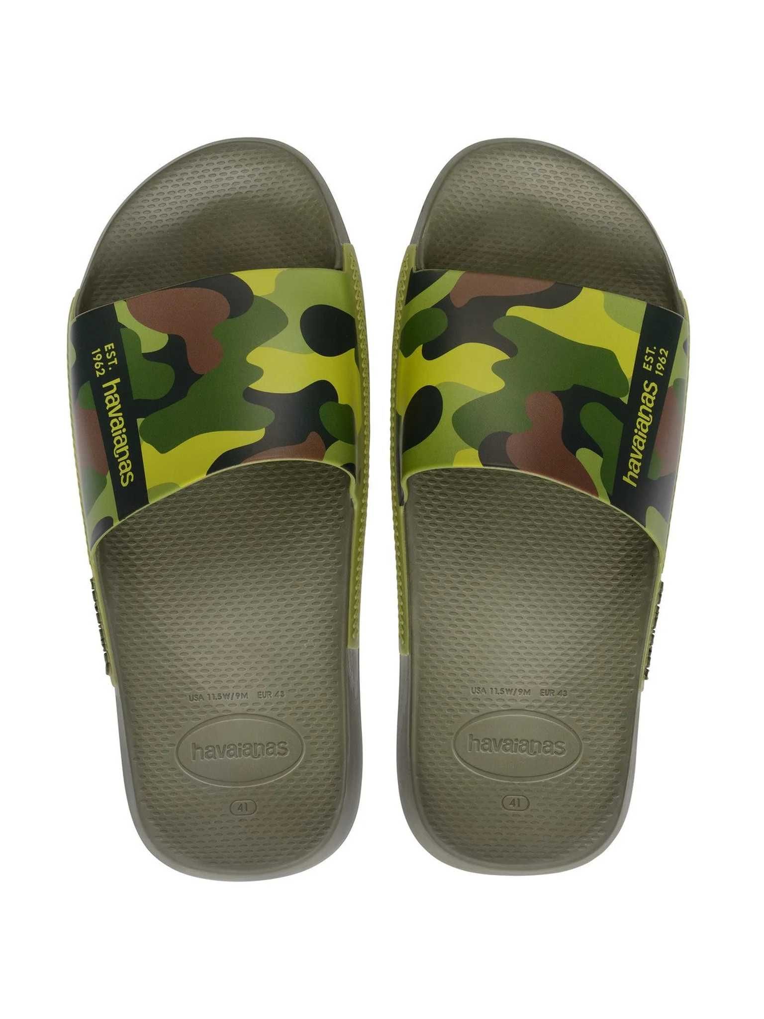 Klapki HAVAIANAS Slide Print Zielone Moro  –nowe!