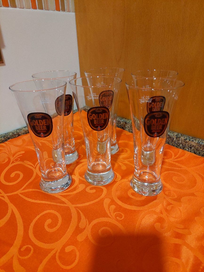 6 copos Golden Beer CTT grátis