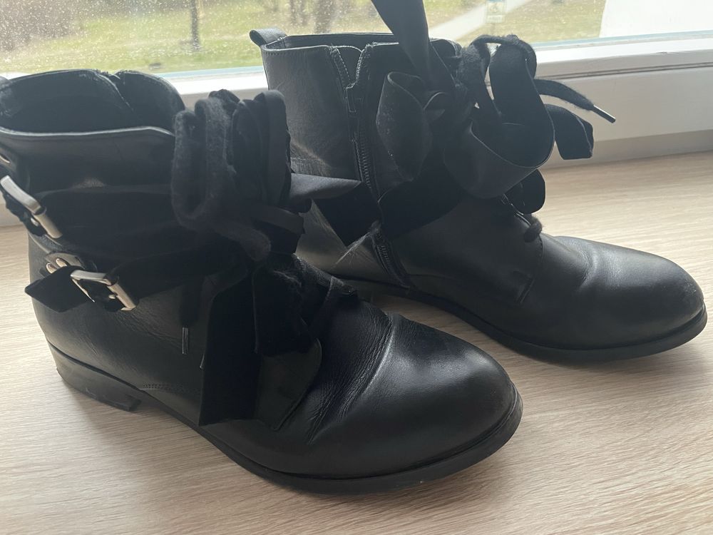 botki czarne Badura 38