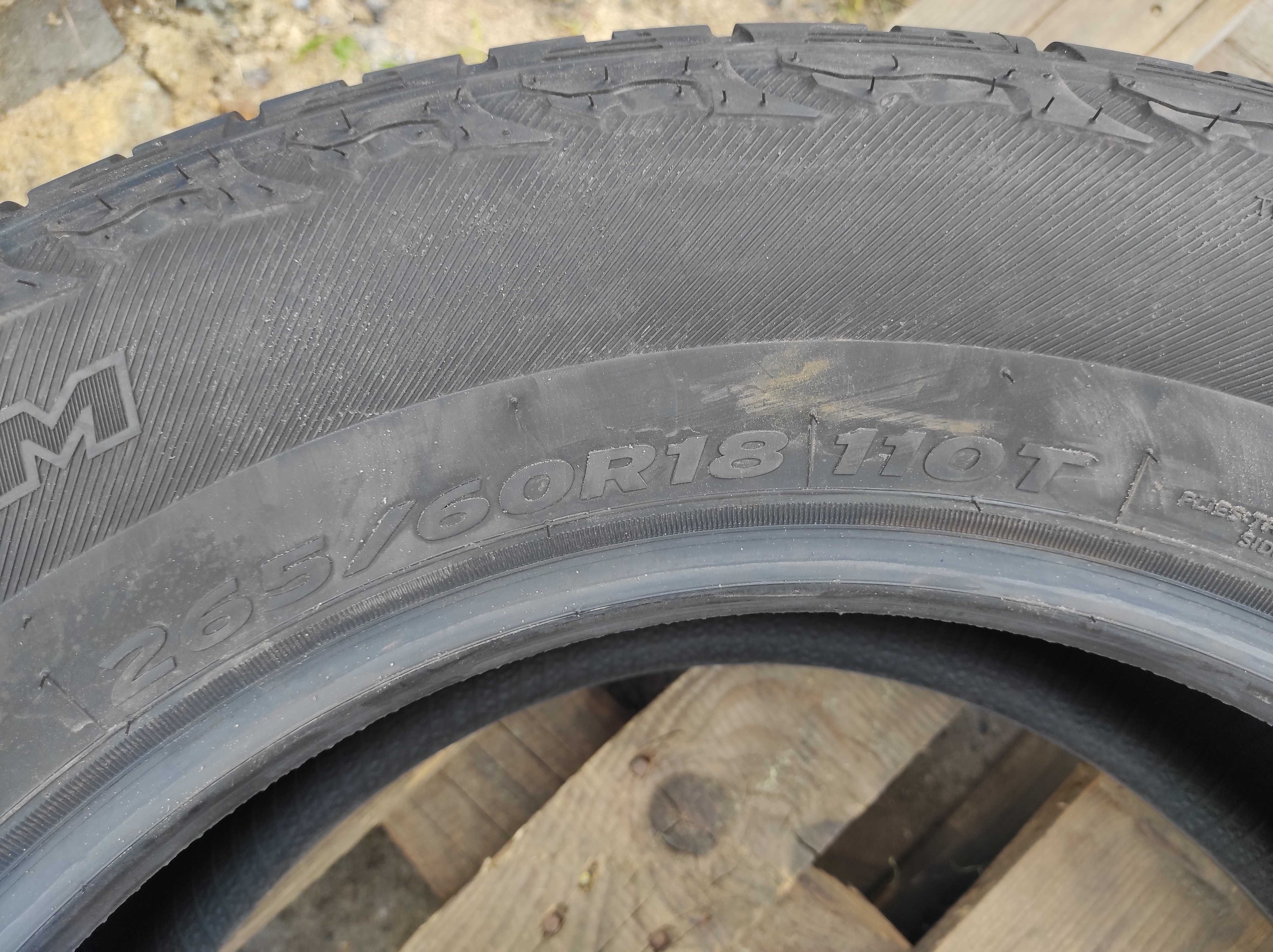 NOWE PARA opony terenowe 265/60 R18 Hankook Dynapro AT M RF10