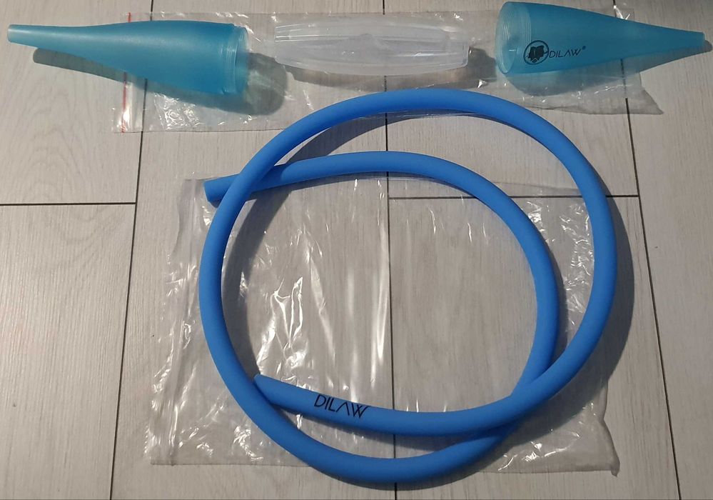 NOWY DILAW Shisha Ice Bazooka + Wąż – chłodząca końcówka do shishy