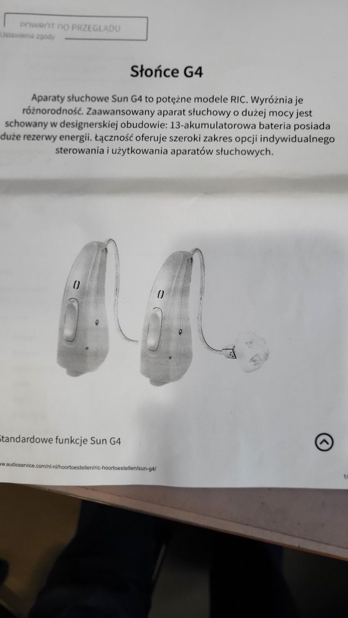 Aparaty słuchowe Audio Service Sun 12 G4