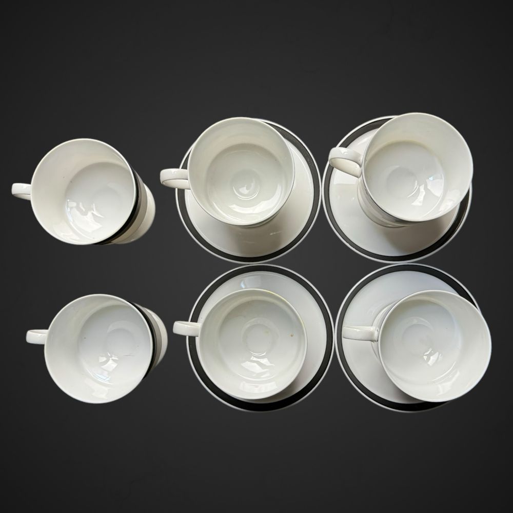 Filiżanki na stopce rosenthal studioline composition Wirkkala B41/7207