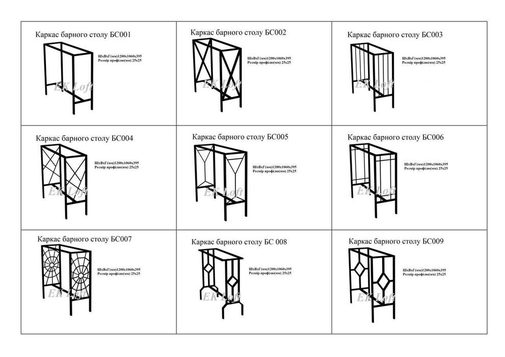 Ножки лофт. Опоры для барных стоек лофт. Ніжки для барних столів лофт.