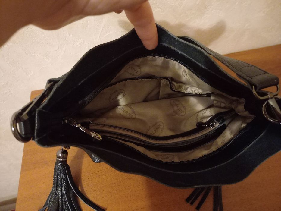 Сумка женская кожаная