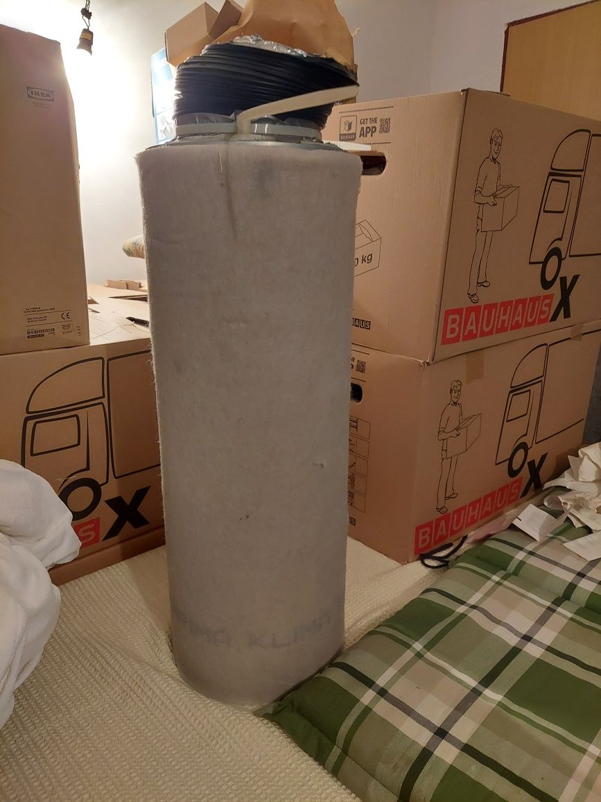 Zestaw grow. Lampy ndl, filtr węglowy, transformatory 2x 400w żarówka
