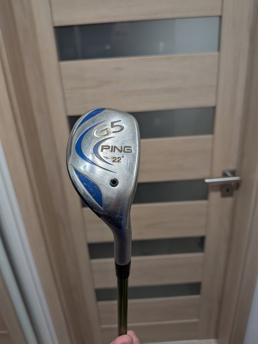 Kije golfowe: driver, wood 3 i hybryda 5