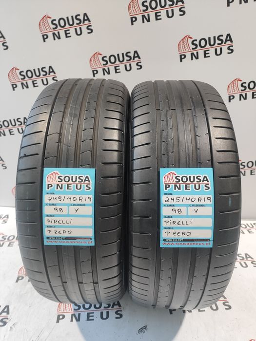 2 pneus semi novos 245-40R19 Pirelli - Oferta dos Portes