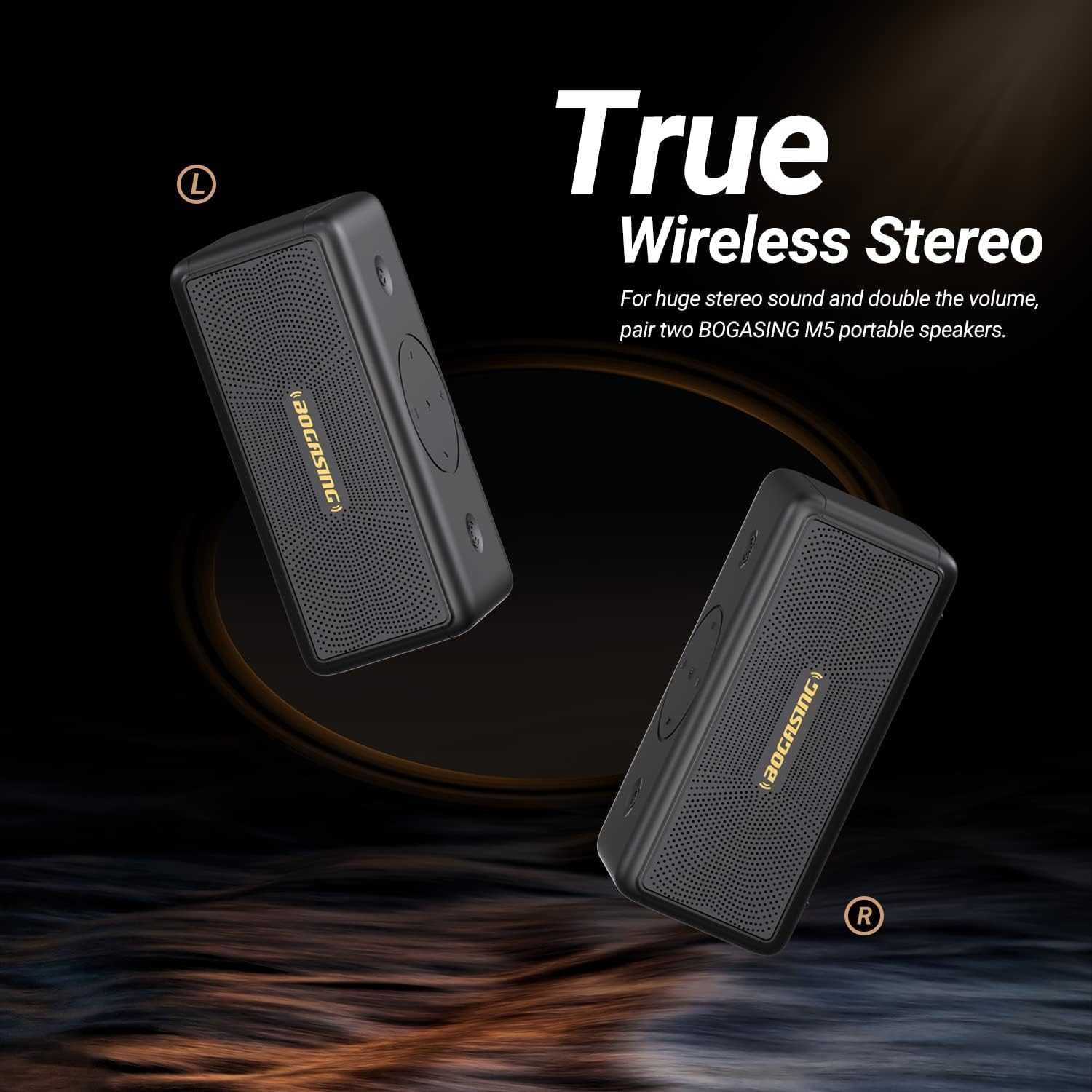 BOGASING M5 Głośnik Bluetooth 40 W