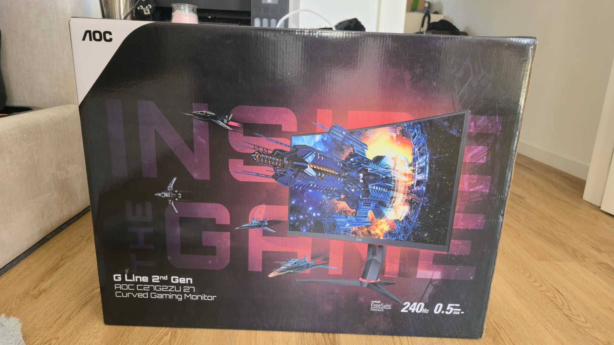 Monitor Gaming Curvo AOC C27G2ZU/B