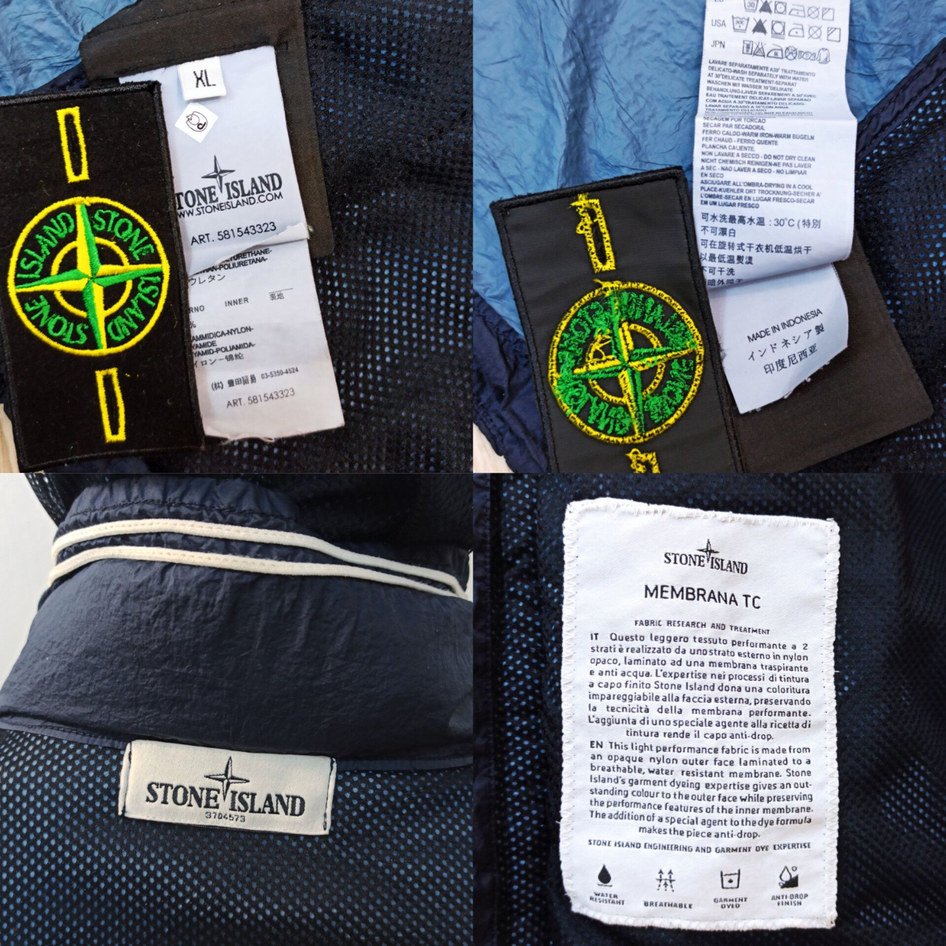 Stone Island membrana tc nylon jacket m-65