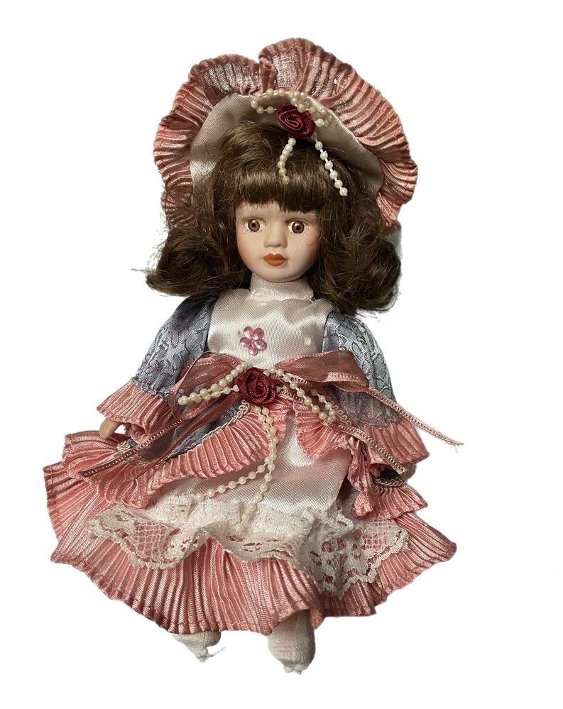 Stara lalka z porcelany porcelana 21 cm